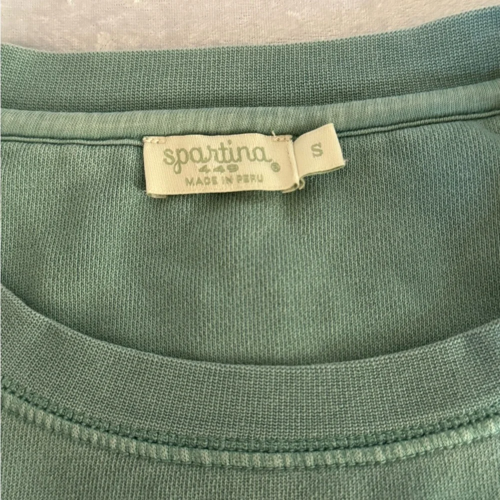 🌲 Spartina 449 “Highlands” Graphic Sweatshirt – Sage Green (Size S) - Picture 4 of 6
